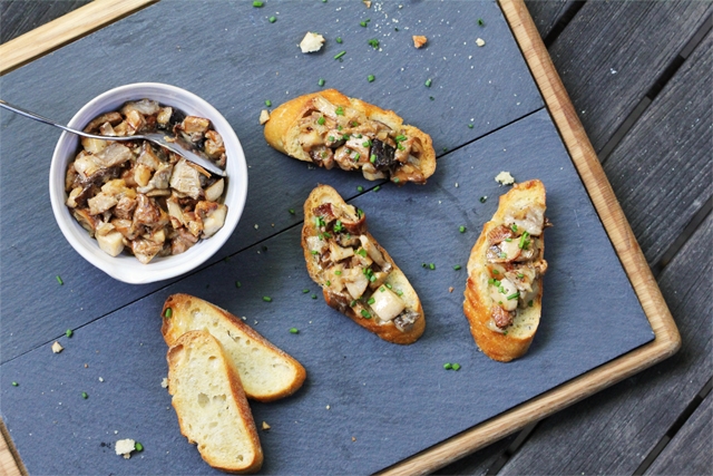 Wild Mushroom Toasts