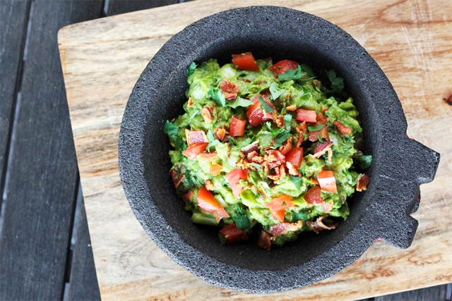 Bacon and Tomato Guacamole