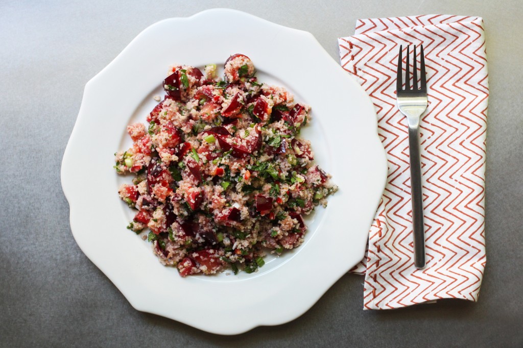 Ripe Plum Tabbouleh