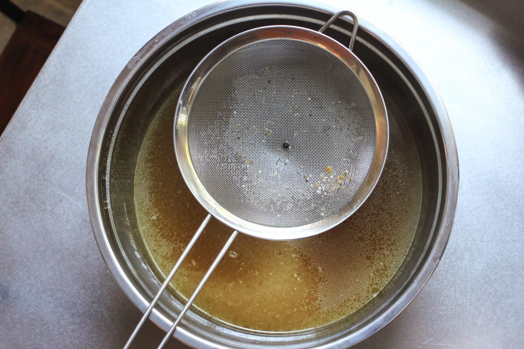 Double Strained Chicken Stock