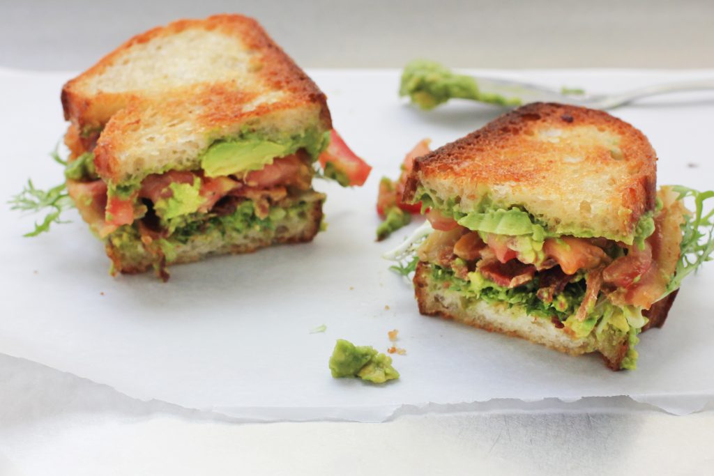 BLT with Avocado Spread