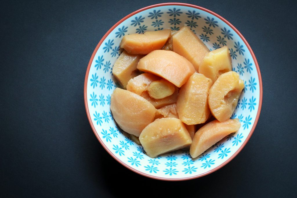 Poached Quince