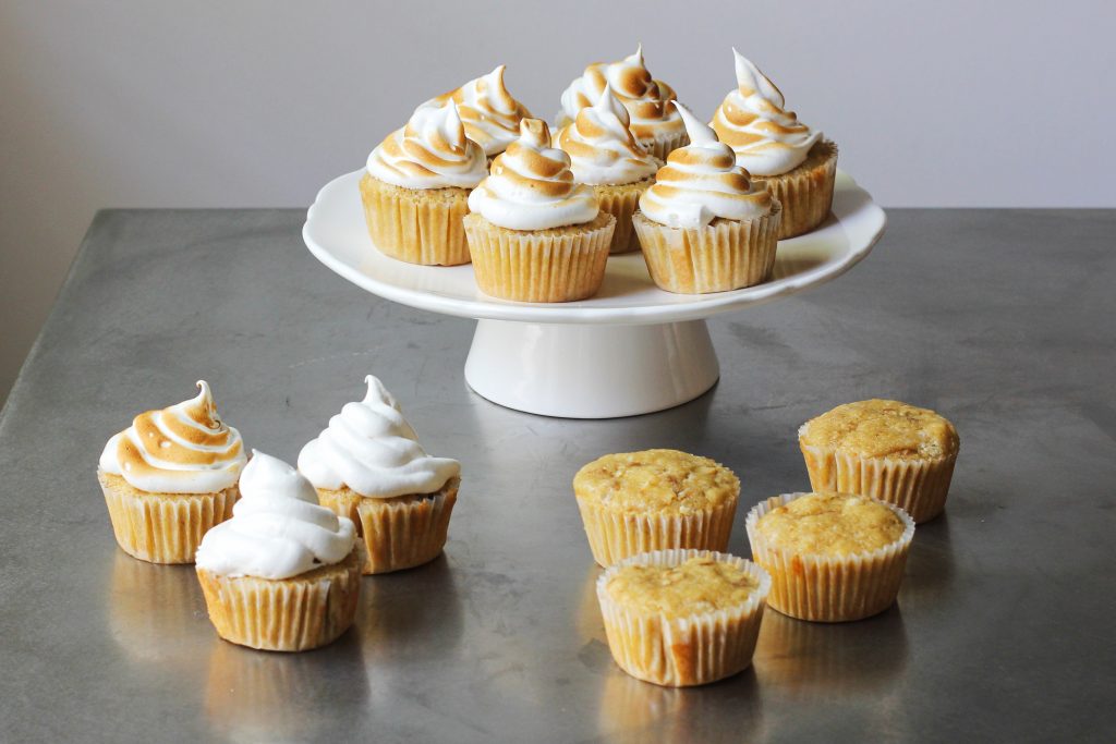 Maple Cupcakes with Marshmallow Frosting