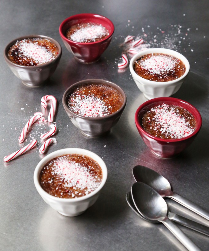 Chocolate Peppermint Creme Brulee