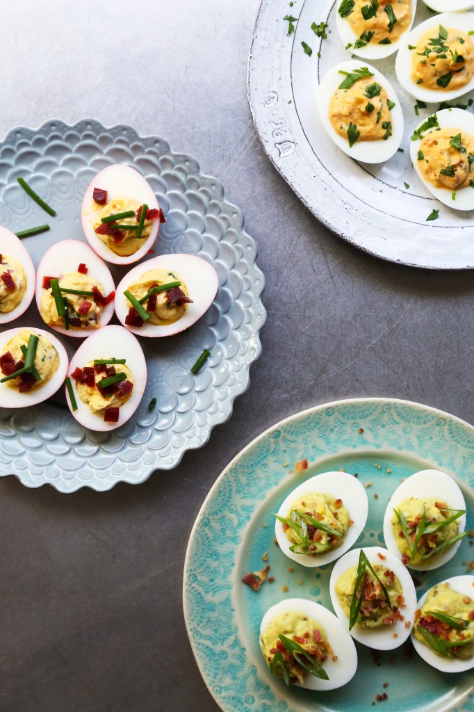 Deviled Eggs 3 Ways