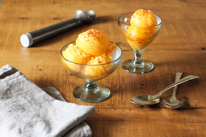 Pineapple Tequila Sorbet