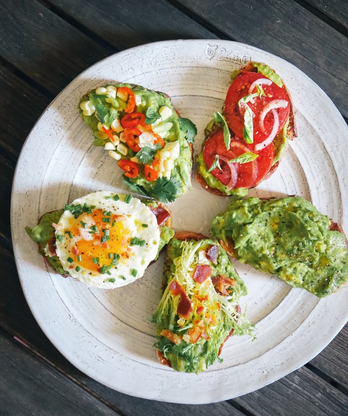 Avocado Toast 5 Ways