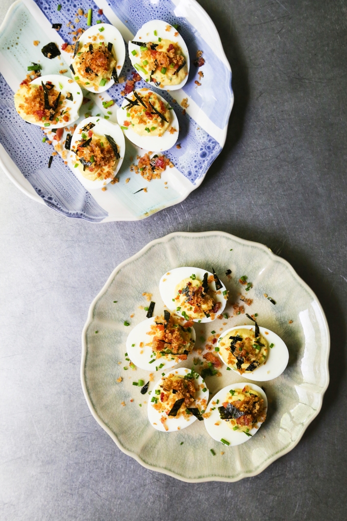 Miso Deviled Eggs