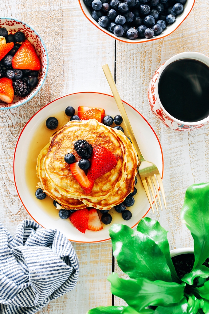 Fluffy Cardamom Pancakes