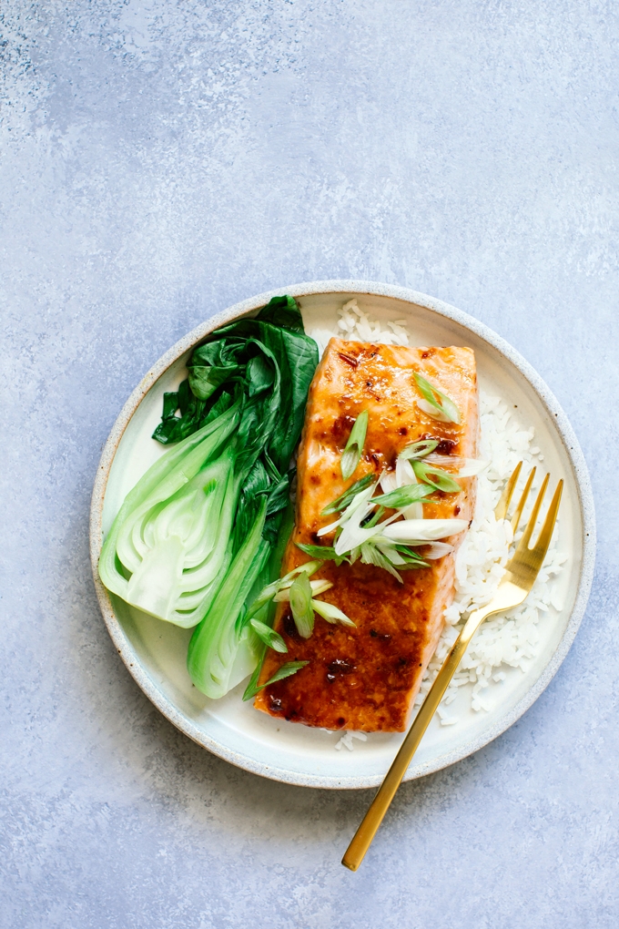 Plum Glazed Salmon