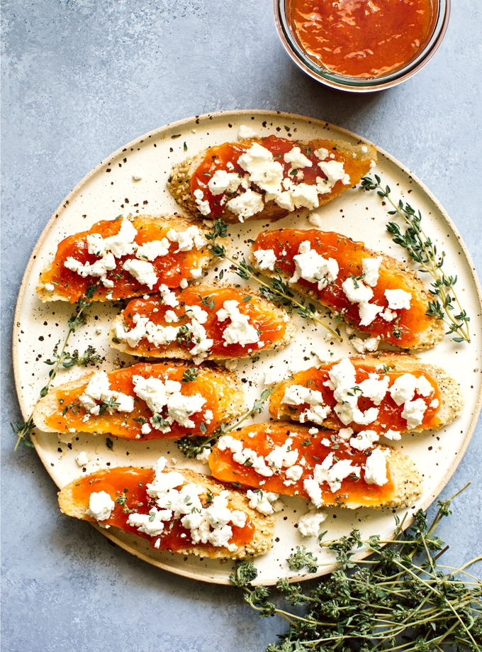 Plum Butter Toasts