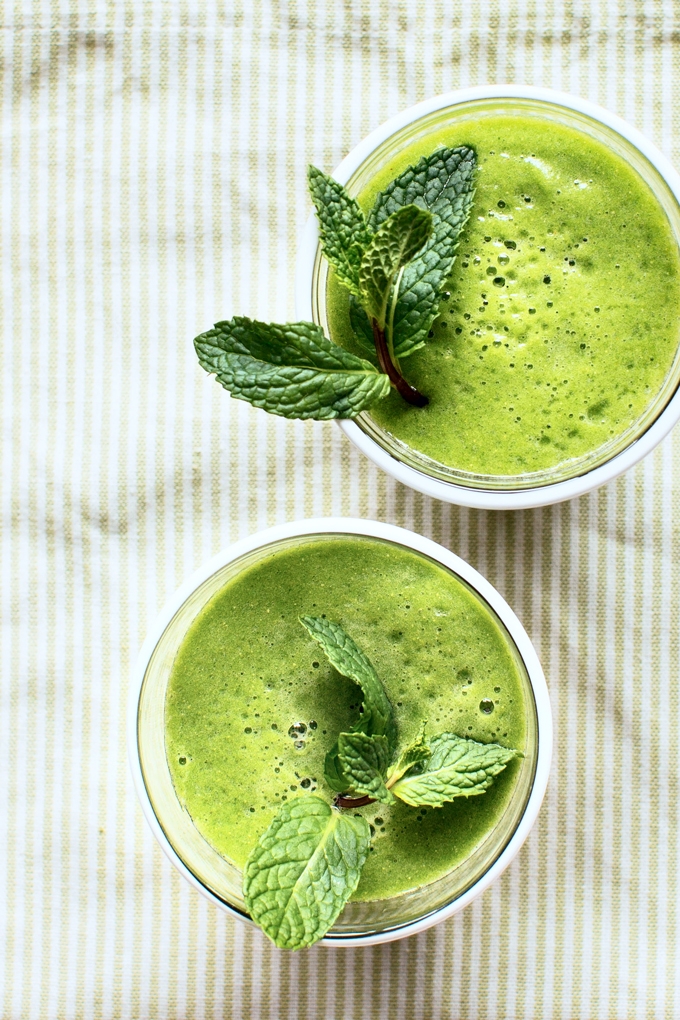 Mint and Green Tea Smoothie