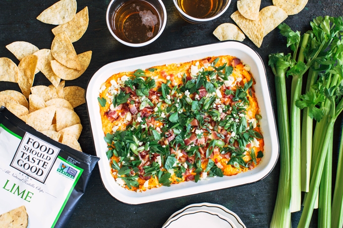 Bacon and Scallion Buffalo Chicken Dip Recipe