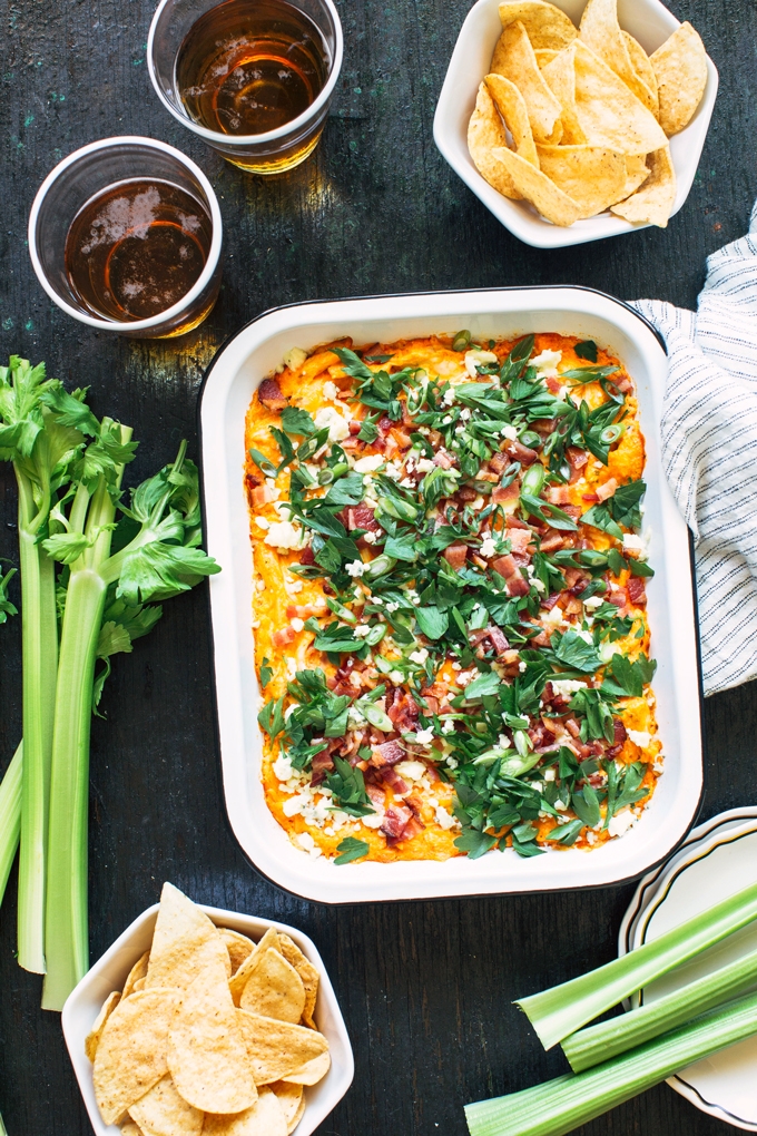 Bacon and Scallion Buffalo Chicken Dip Recipe