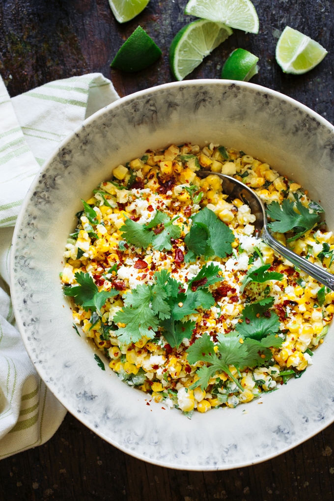 Mexican Grilled Corn Salad Recipe - Kitchen Konfidence