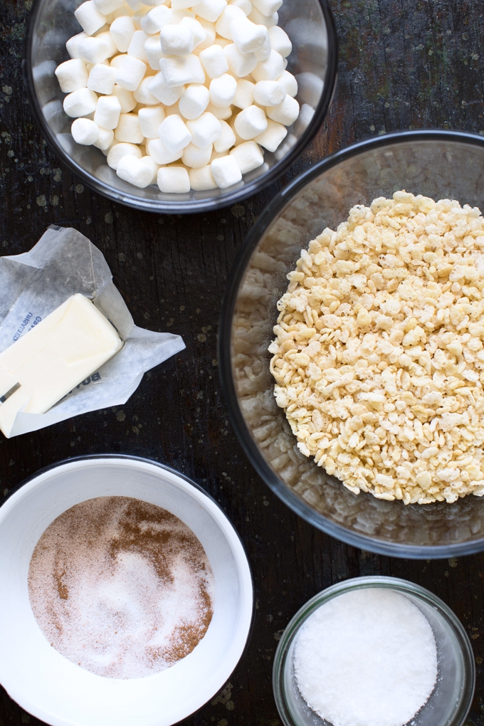 Churro Rice Krispie Treats Ingredients