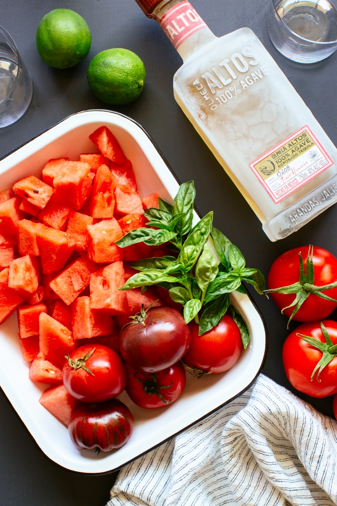 Watermelon Tomato Margarita Ingredients