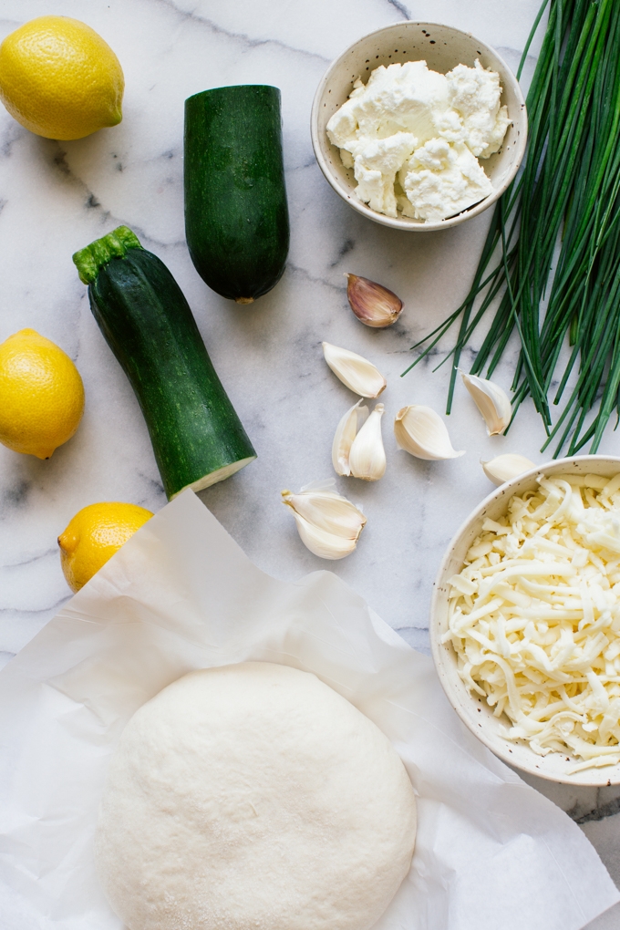 Zucchini Pizza Ingredients