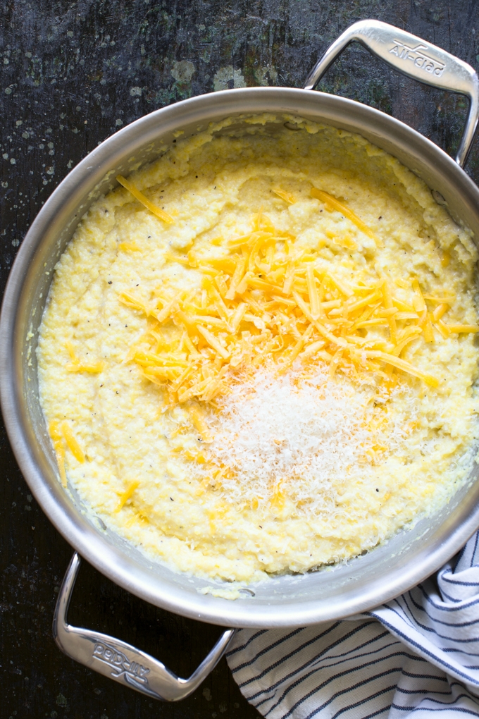 Baked Cheddar Polenta