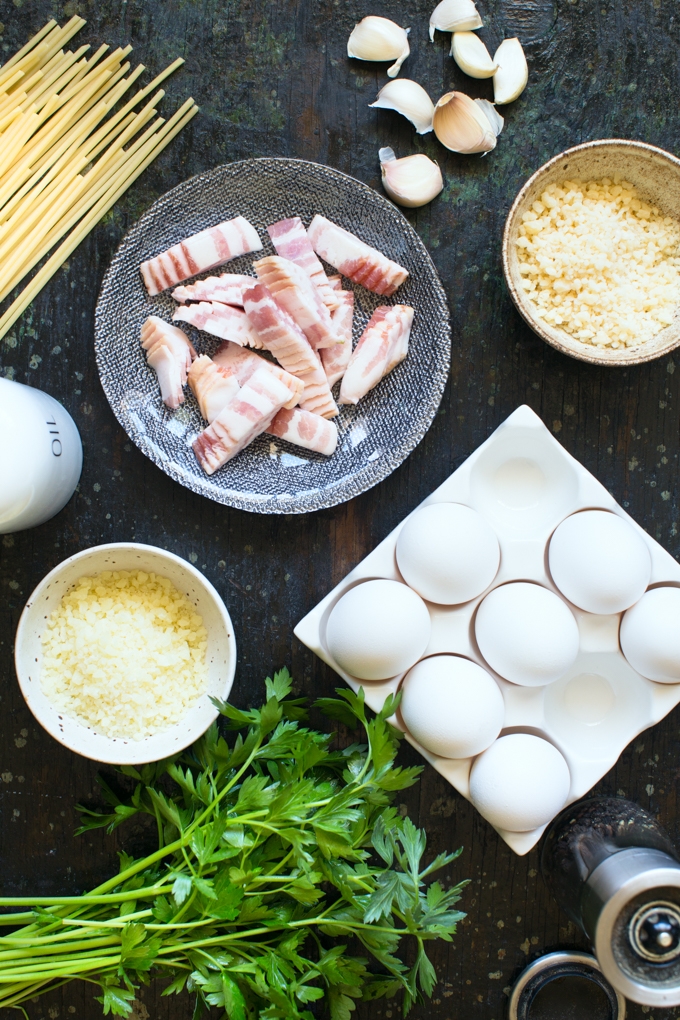 Carbonara Ingredients