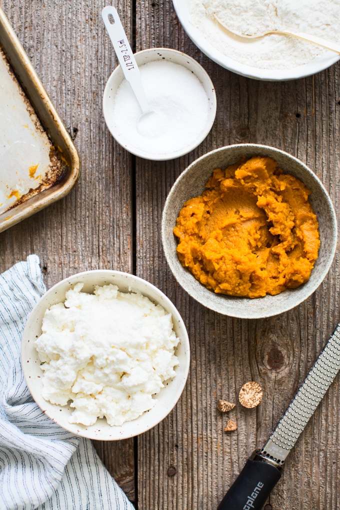 Pumpkin Ricotta Gnocchi Ingredients