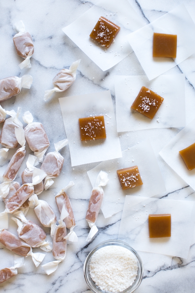 Sea Salt Hard Cider Caramels