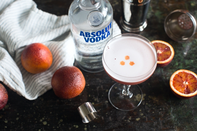 Blood Orange Vodka Sour Recipe