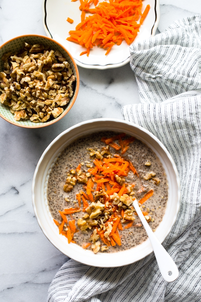 Carrot Cake Chia Pudding