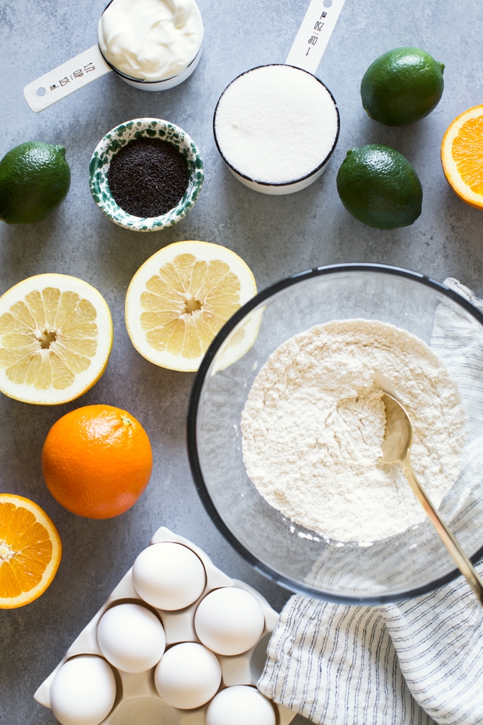 Citrus Poppy Seed Cake Ingredients