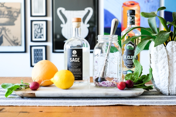 Spring Cocktail Recipe Ingredients