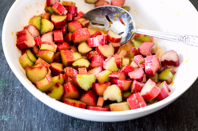 Macerated Rhubarb