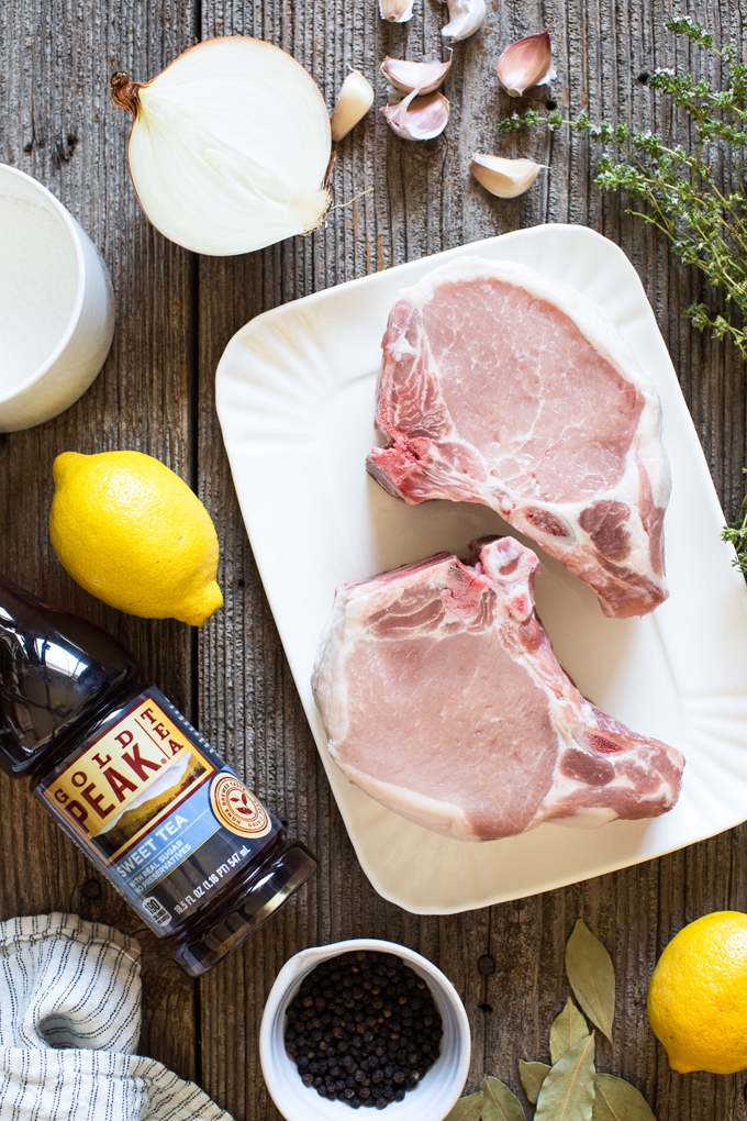 Sweet Tea Pork Chops Ingredients