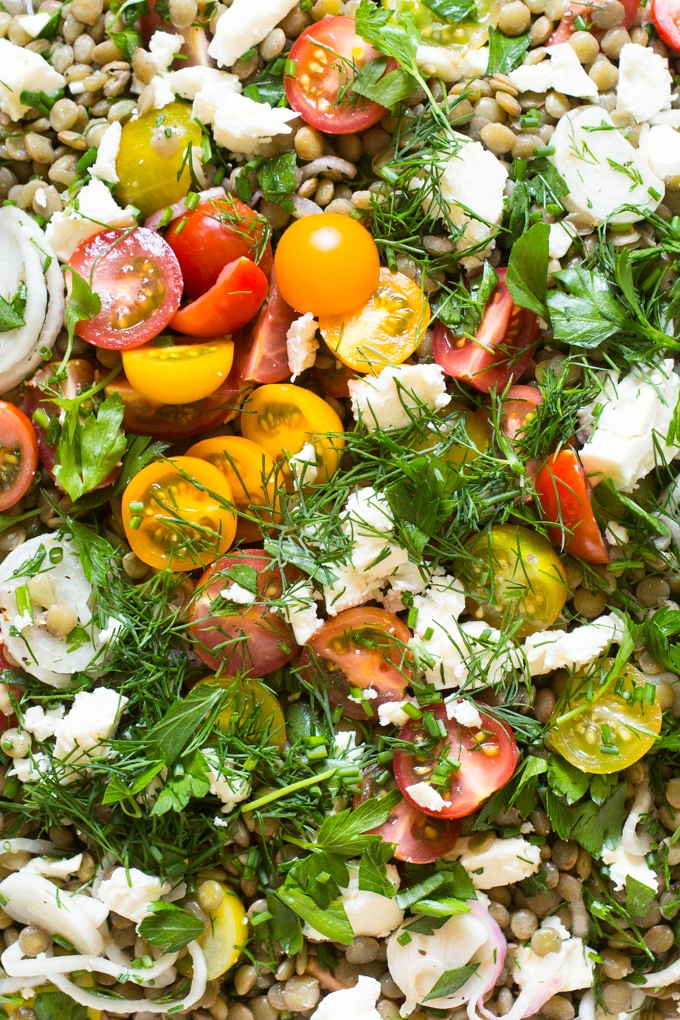 Tomato and Lentil Salad