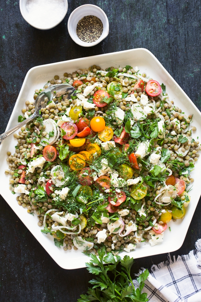 Tomato and Lentil Salad