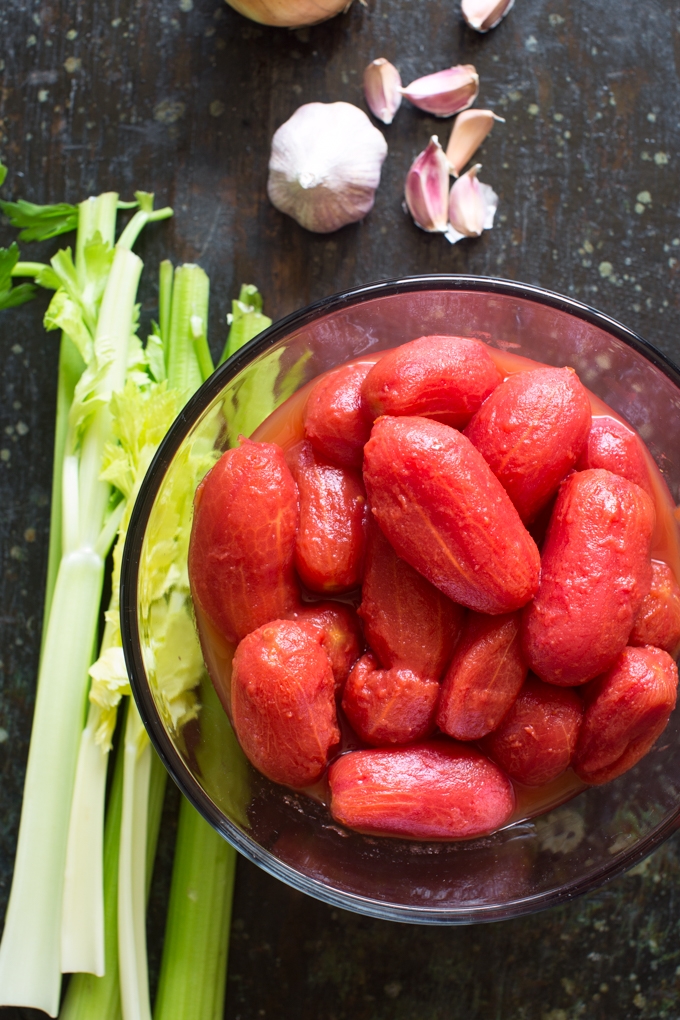 Tomato and Watermelon Gazpacho Ingredients