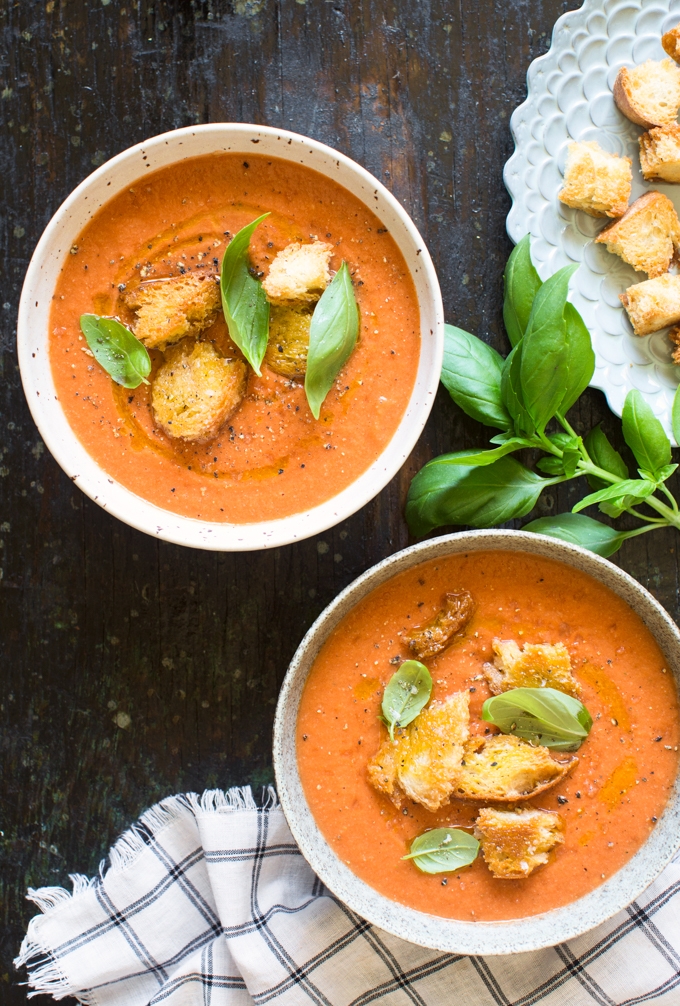 Tomato and Watermelon Gazpacho