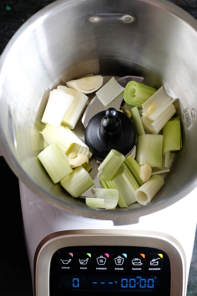 Making Wild Mushroom and Mascarpone Risotto int he All-Clad Prep and Cook