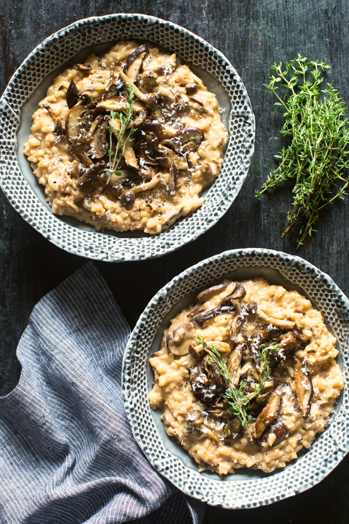 Wild Mushroom and Mascarpone Risotto