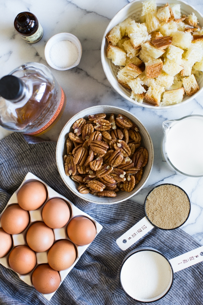 Breakfast Bread Pudding Ingredients