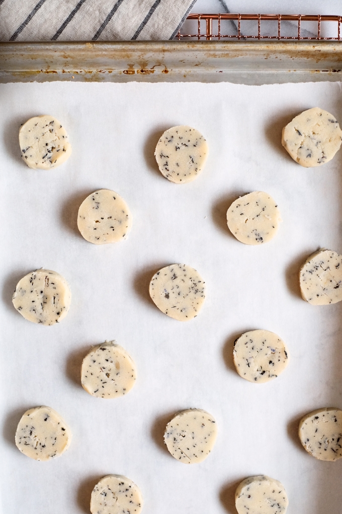 Earl Grey Shortbread Cookies