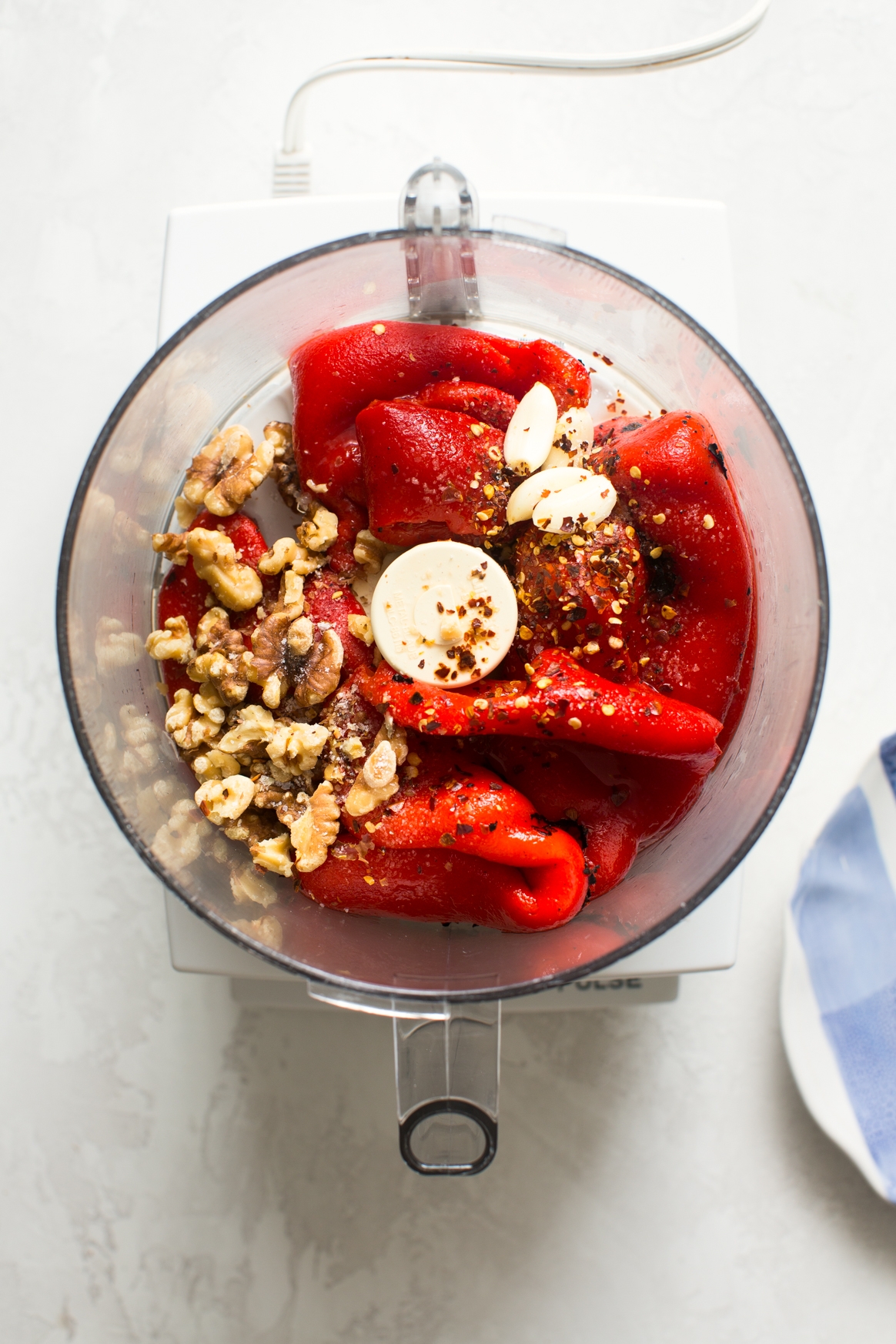 Making Roasted Red Pepper Sauce