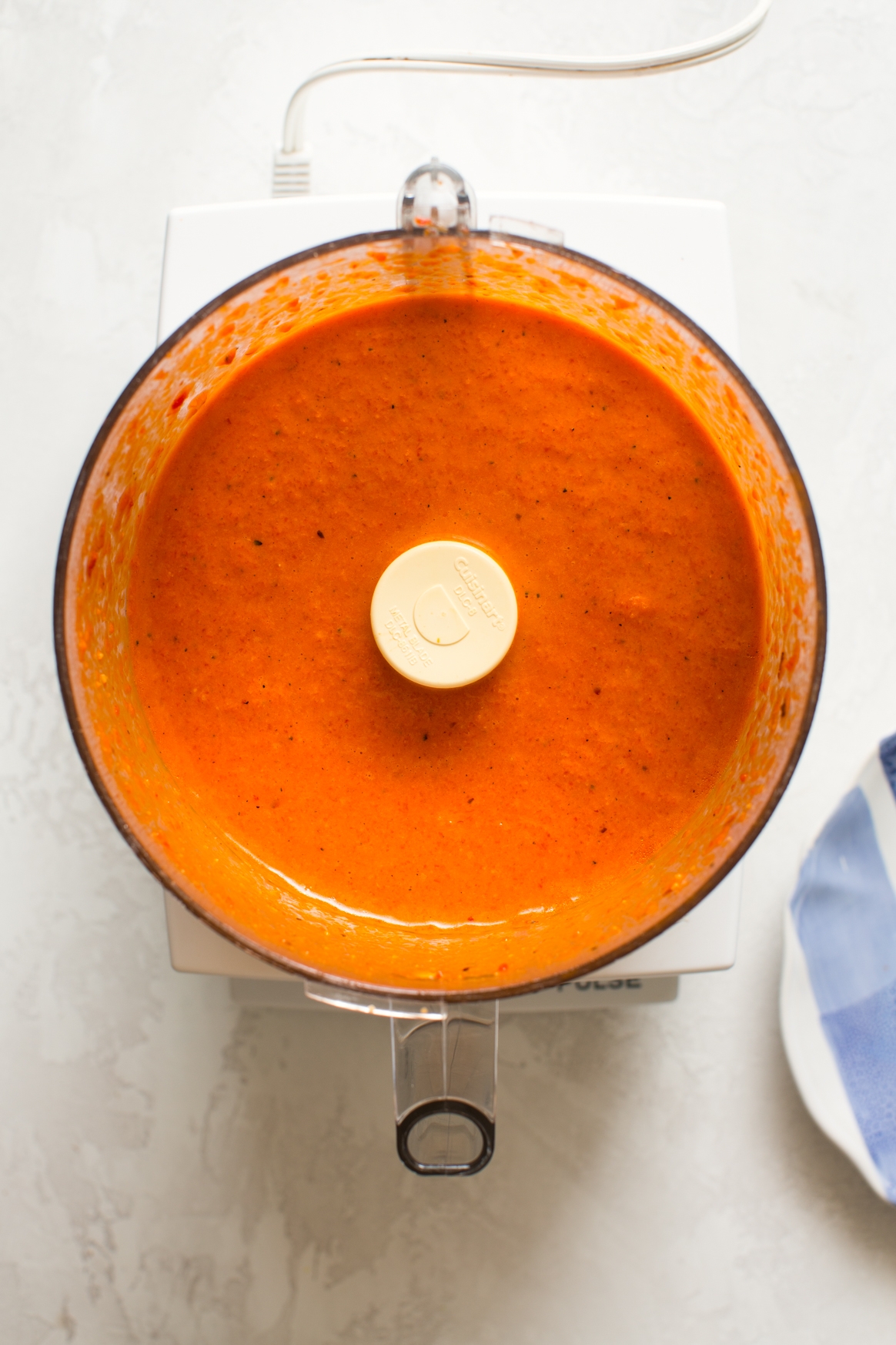 Making Roasted Red Pepper Sauce