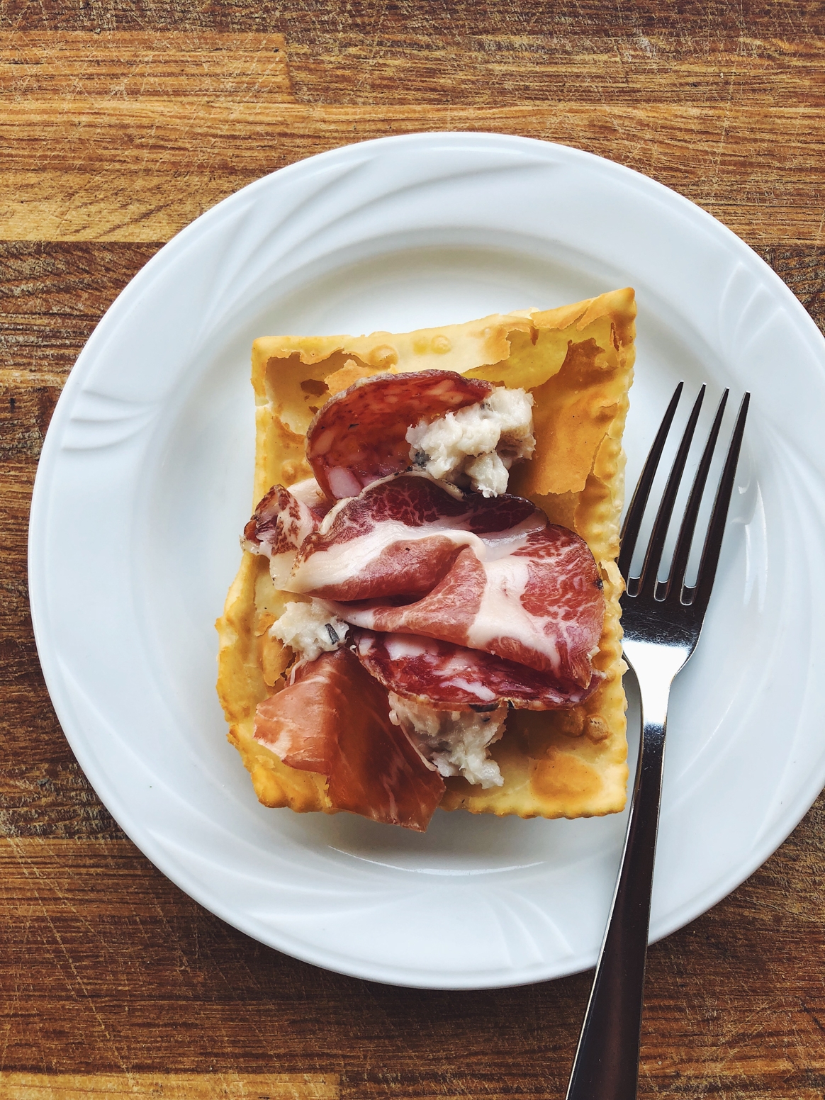 Gnocco Fritto with Salumi and Lardo