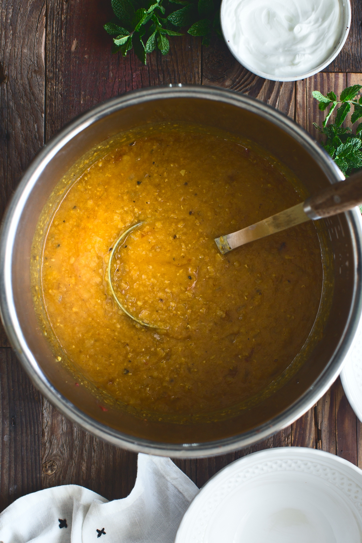 Instant Pot Red Lentil Soup