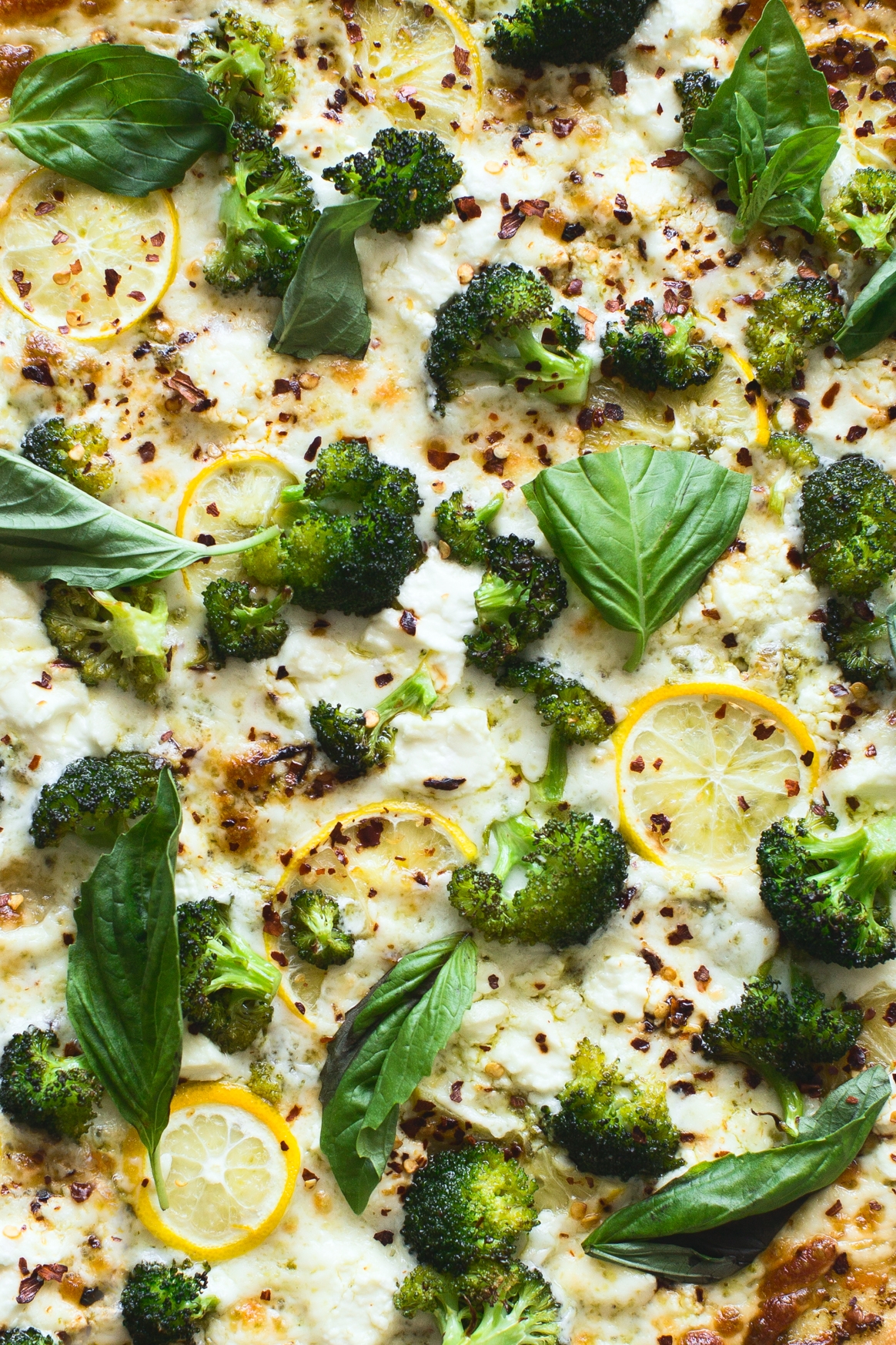 Lemon Roasted Broccoli Pizza Zoom