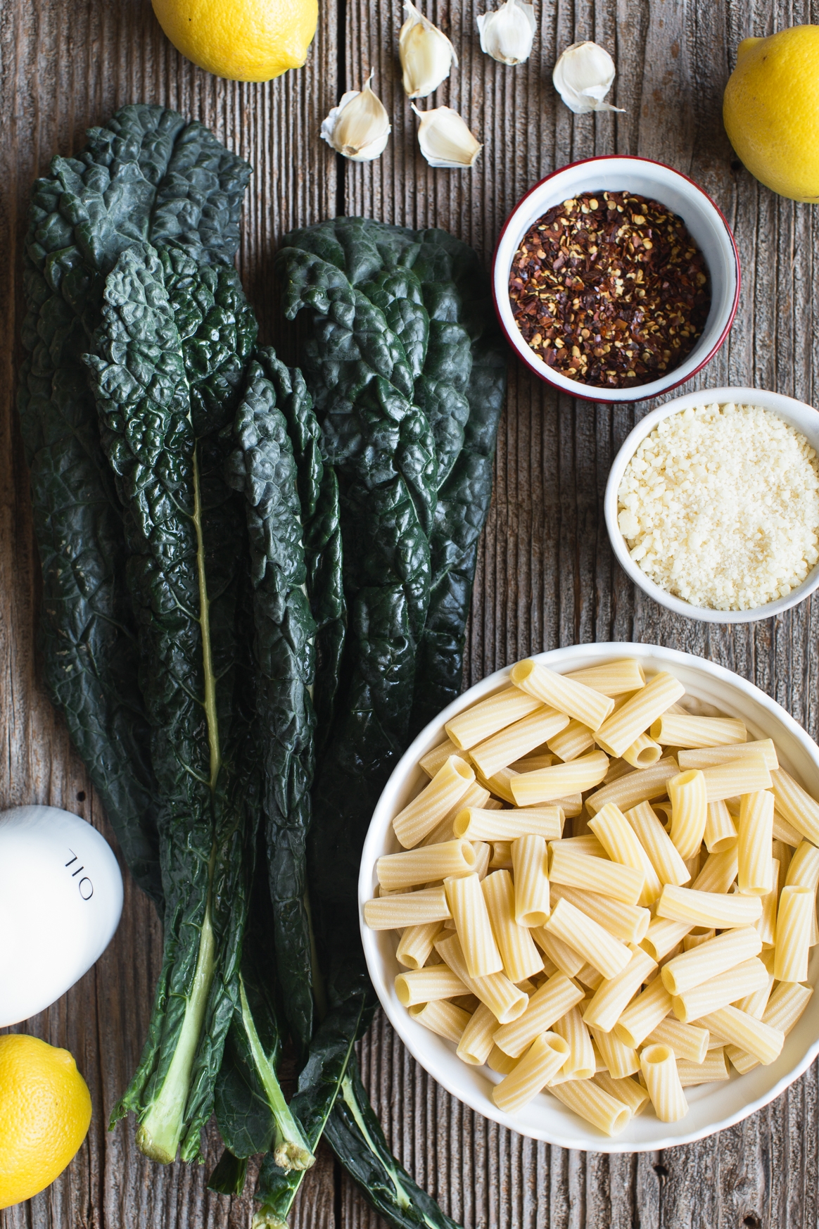 Rigatoni with Easy Kale Sauce Ingredients