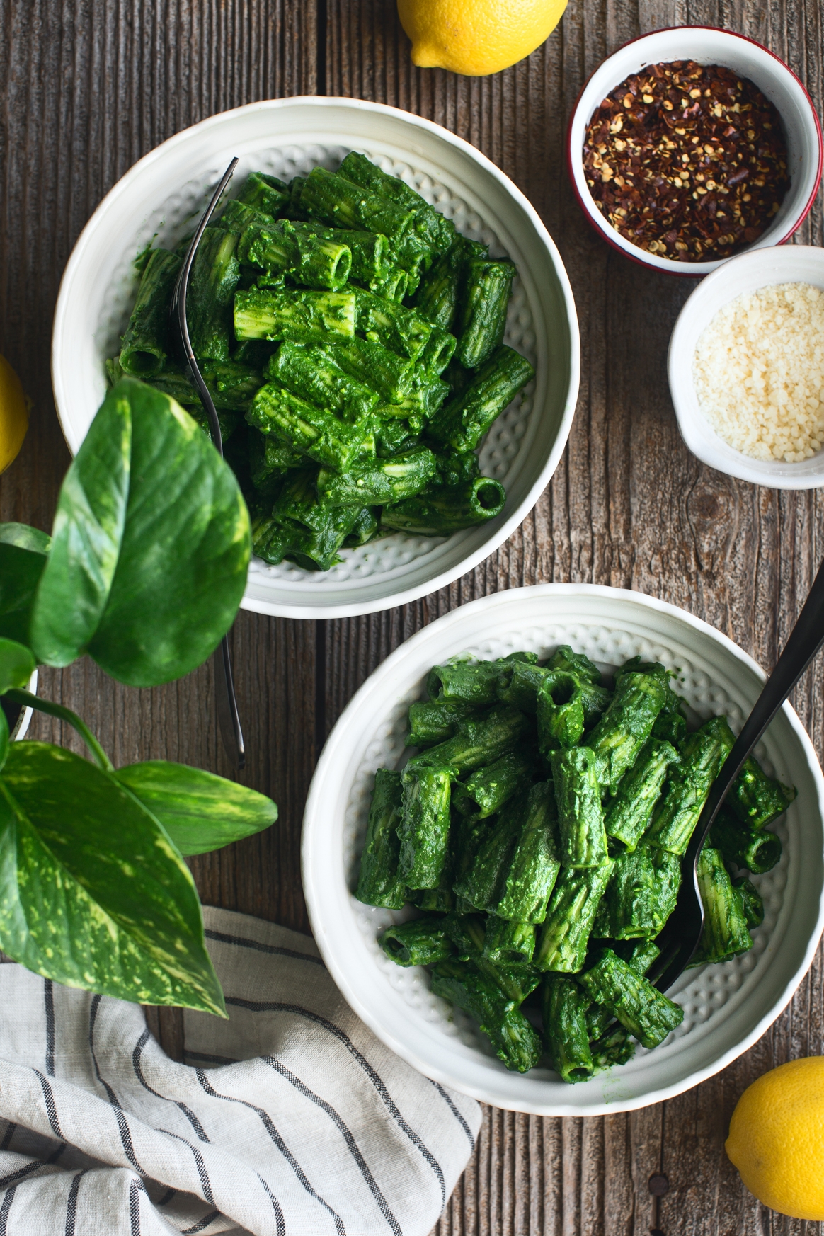 Rigatoni with Easy Kale Sauce