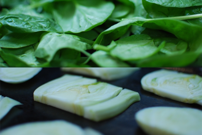 warmspinachsaladcherrypancettavinaigrette2 Warm Spinach Salad with Cherry Pancetta Vinaigrette