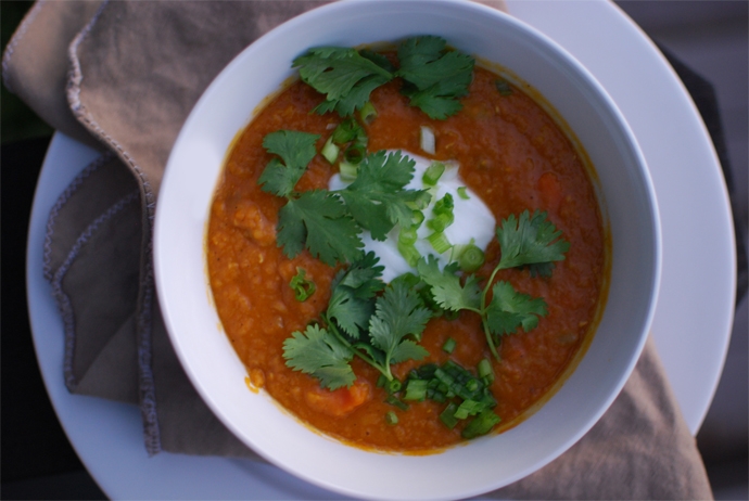 Coconut Lentil Soup