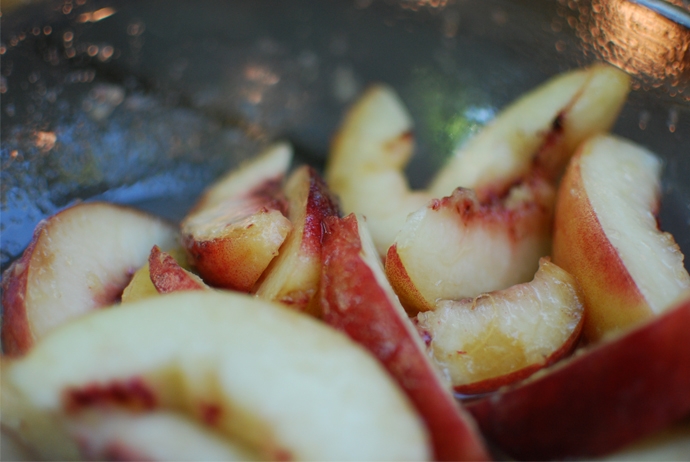 White Peach Ginger Ice Cream